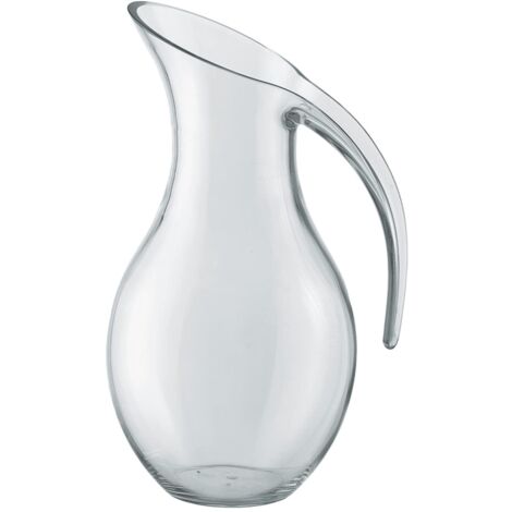 Guzzini Caraffa Soffiata Happy Hour, Trasparente, 17 x 13.5 x h26.5 cm (1/4)