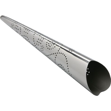Alessi You MMI25 - Cuocitè di Design, a Forma di Cono con Piccoli Fori, in Acciaio Inossidabile 18/10 Lucido (1/2)