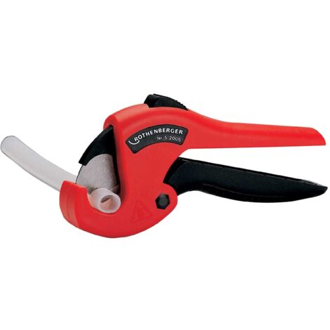 Cesoia Rothenberger ROCUT TC 26 - Per Taglio Tubi Plastica PP, PE, PEX Fino A 26mm, Lame Inox, Blocco Sicurezza