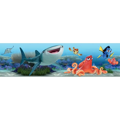 AG Design wbd 8084 Disney Alla ricerca di Nemo, bordo autoadesivo, 0,10 x 5  m –