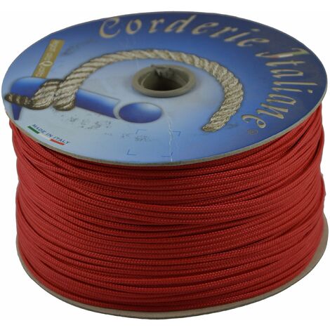 Cordino Polipropilene 2mm X 100m - Rosso Per Hobby E Fai-Da-Te - Foto 3