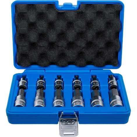Serie di chiavi a bussola  12,5 mm (1/2")  esagono interno 5 - 22 mm  12 pz.