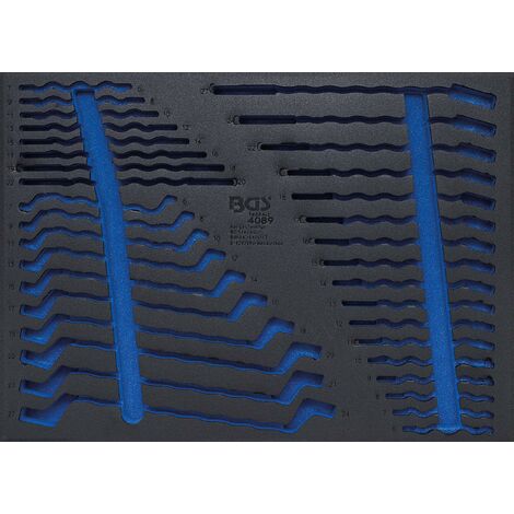 Modulo per carrelli portautensili 3/3 vuoto per 4089