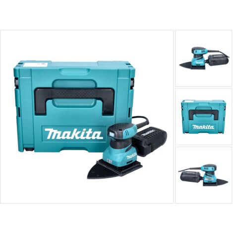 Makita, Levigatrice orbitale a base quadrata velcrata 200 W in confezione Makpac, BO4565J (1/5)
