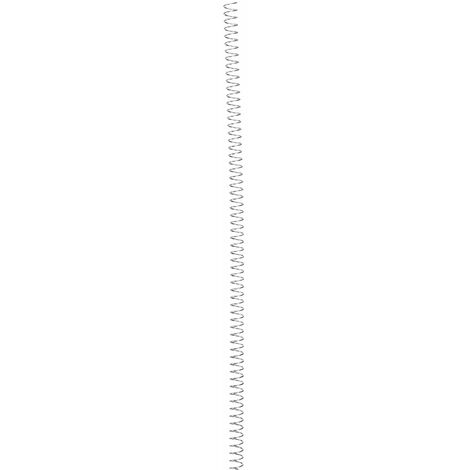 Fellowes-ESP006 spirale in metallo e destinati ad essere legati passo 5:1 (59 fori), diametro: 6 mm 8 mm argento (1/4)