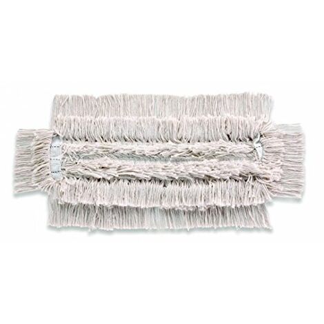Testina Ricambio Per Lavapavimenti - In Cotone A Filo Continuo, Bianco, 300 Gr - Universale - Foto 8