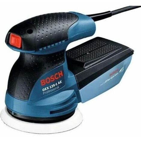 Bosch Professional Levigatrice Rotoorbitale Gex 125-1 Ae (Platorello da 125 Mm, Motore da 250 Watt)