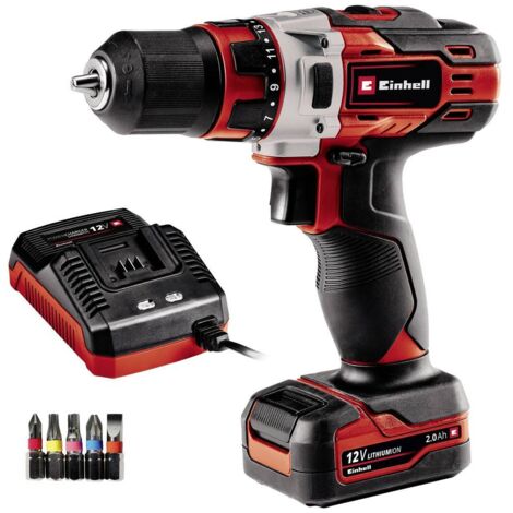 Einhell TE-CD 12/1 Li (1x2,0Ah) 4513590 Trapano avvitatore a batteria 12 V 2 Ah Li-Ion incl. batteria ricaricabile, inc