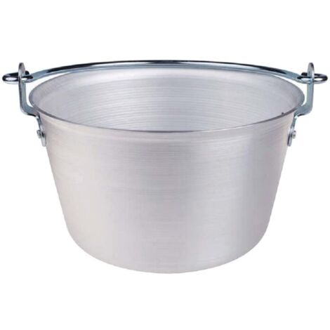 Paiolo Per Polenta Con Manico Ad Arco Spessore 3 Millimetri, Diametro 260 Mm cod.ALMA14426