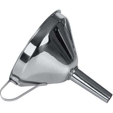 Fackelmann Imbuto da Cucina per riempire Bottiglie, Materiale in Resistente Acciaio Inossidabile, appendibile e salvaspazio, Dimensioni Circa 11 x 10 cm (1/4)