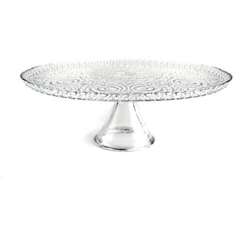 Excelsa Vetro, Arabesque Alzata Torta, 31x31x10 cm (1/4)