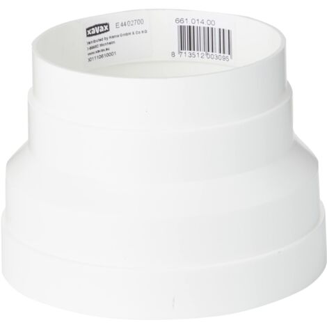 HAMA Riduttore per foro cappa aspirante cucina, 100-125 mm