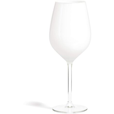 Excelsa 60490 Color Wine Set 6 Calici Vino, Vetro, Bianco (1/4)