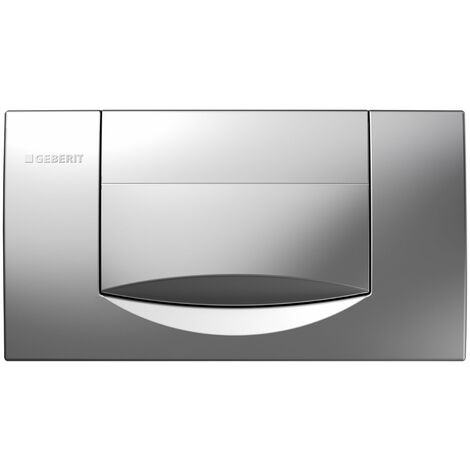 Geberit 21182 6 Placca di Comando 200F 115.222.461, cromata, Cromo