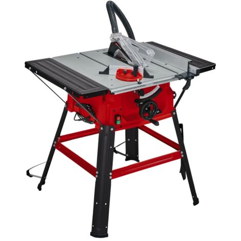 Einhell Seghe circolari con banchetto TC-TS 2025/2 U (2000 W, regolazione in altezza/inclinazione della lama, guida parallela, battuta d'angolo +/- 60°, prolunghe di supporto)