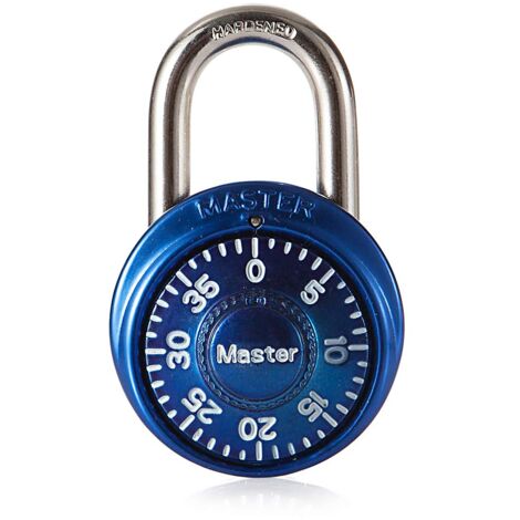 Master Lock 1533EURD Lucchetto con Combinazione Preimpostata, Colore casuale, 5,7 x 4 x 2,5 cm (1/5)
