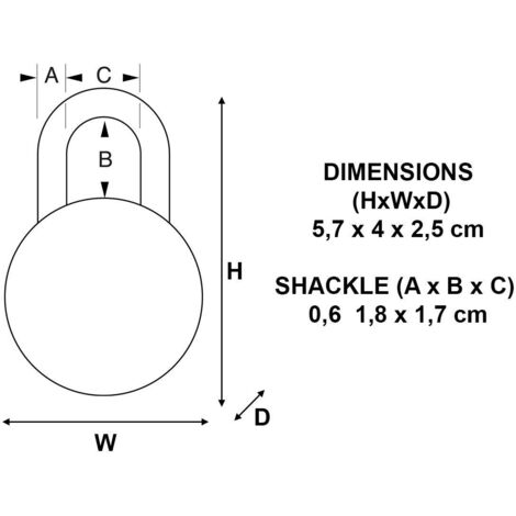 Lucchetto Master Lock 1533EURD - Combinazione 3 Numeri, Acciaio Inox - Foto 7