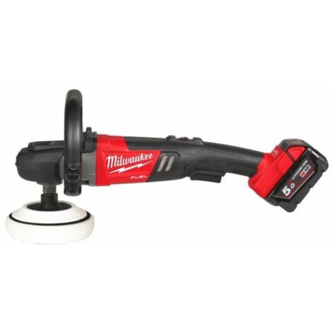 Milwaukee 4933451550 - M18fap 180-502x Lucidatrice M18 Fuel, senza spazzole, piatto da 180 mm, 2x m18b5