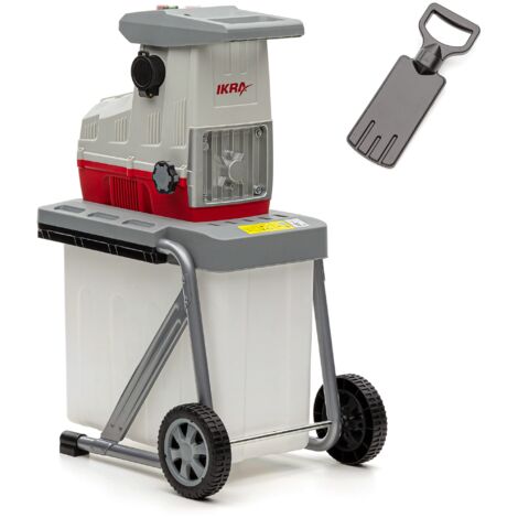 IKRA biotrituratore elettrica ILH 2800, silenziosa e robusta, 2.800W, spessore dei rami fino a 44mm