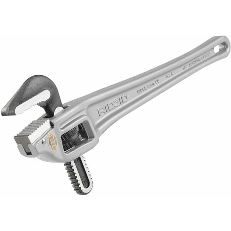 RIDGID 31125 Giratubi in alluminio con apertura parallela modello 18, chiave per idraulica da 45 cm