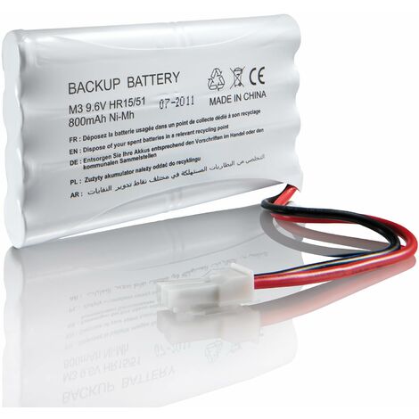 Somfy 2400720 - Batteria di emergenza per motore di cancello e/o porta del garage - Compatibile con motori Freevia, GDK, SGA e SGS
