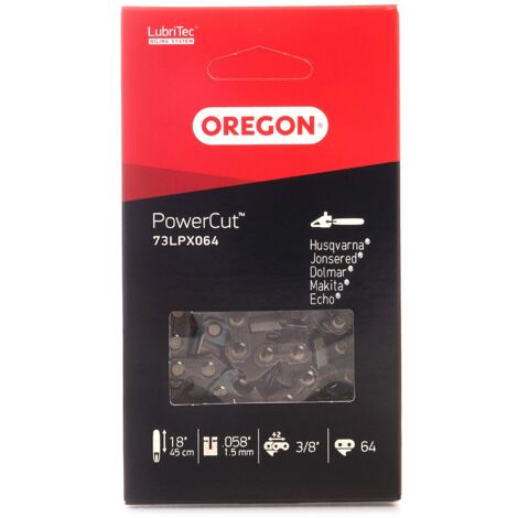 Oregon Super Chisel - Catena per motosega, passo 3/8'', a 64 maglie