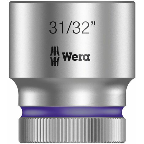 Wera, 8790 HMC Bussola per cricchetto Zyklop con attacco da 1/2", 31/32 pollice