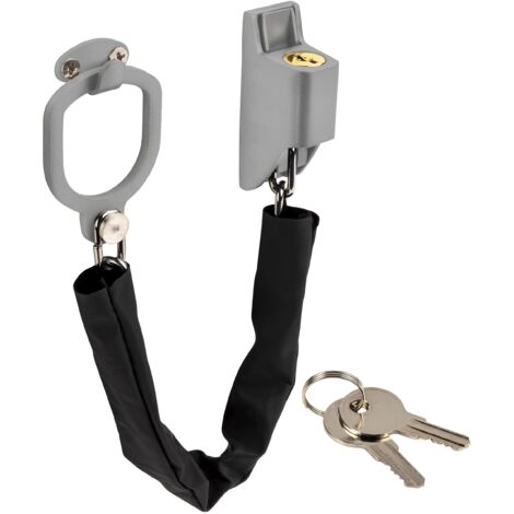 ONVAYA® Catena maniglia porta con protezione antigraffio Catena della porta Protezione della porta SENZA forare la porta (1/4)