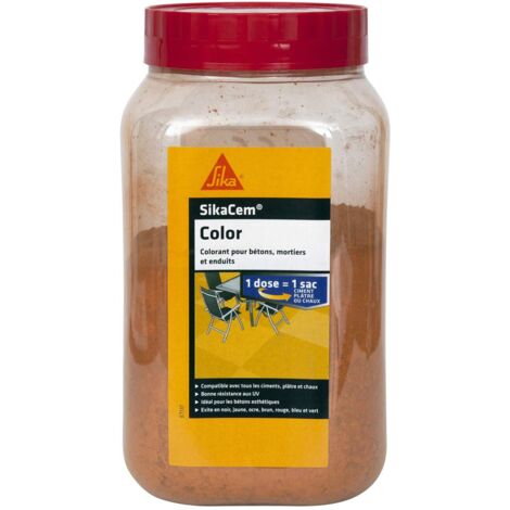 sikacim color – Colorante in polvere per cemento, calce e gesso, arancione, 115992