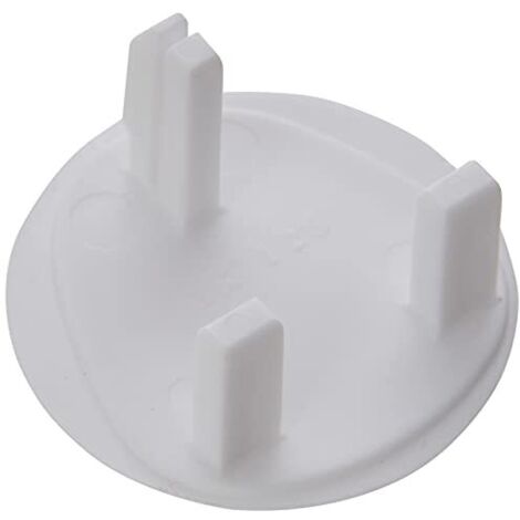 Merriway BH02674 Tappo di Sicurezza per Presa da 13 Amp, Bianco, Pack of 12, Set di 12 Pezzi (1/4)