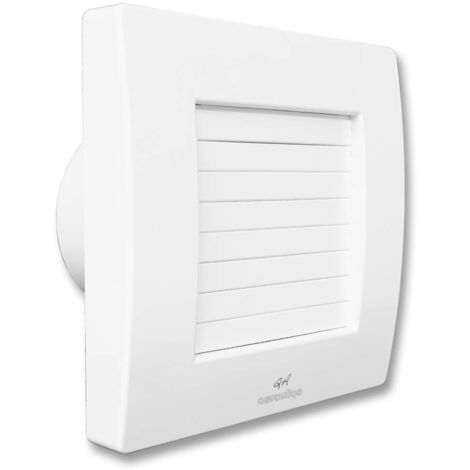 QA100 di Aerauliqa - Aspiratore assiale diam.99mm - 11W - 83m3/h - cod. 000540 - con alette interne automatiche