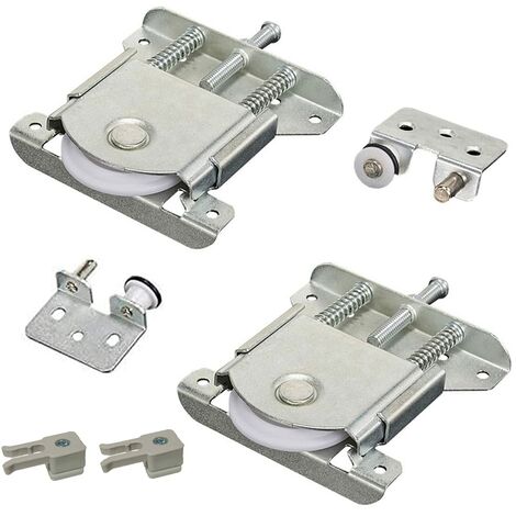 2 Pezzi Armadio Porta Scorrevole Puleggia Porta Scorrevole Rullo Kit Porta Scorrevole Accessori Hardware Puleggia Sostituzione Accessori Porta Scorrevole