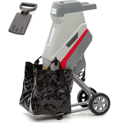 IKRA biotrituratore a lame elettrica IMH 2500 incl. sacco raccoglitore 45l, lame a perdere di lunga durata