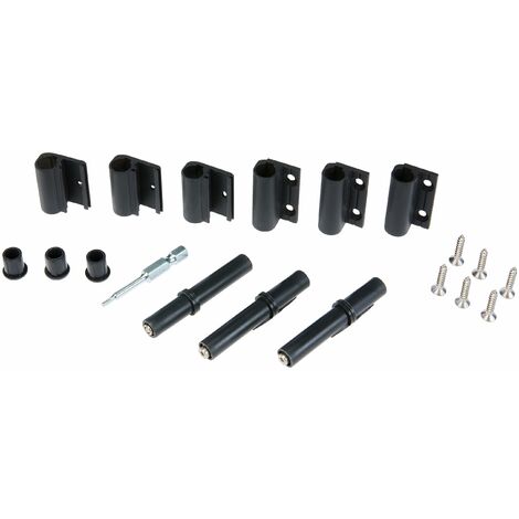 Pezzi Nella Confezione Cerniere A Pressione Da 180 Gradi Per Porte In Vetro Non Ce Bisogno Di Forare~p136482525 - Foto 6