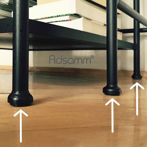 Adsamm® / 50 x feltrini autoadesivi ultrasottili/Bianco/ø 20 mm/Rotondo/piedini per mobili in feltro extra fine da 1.5 mm di spessore/pad protettivi per arredi
