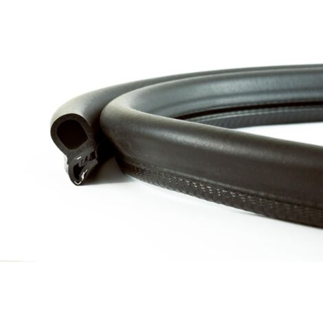 Eutras Edge protezione 5 m paraspifferi guarnizione in gomma, set da 1, 2125 – nero (1/2)