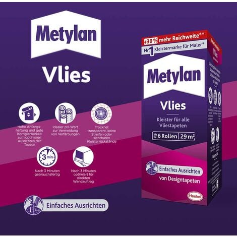 Metylan MPV20 - Colla per tutte le carta da parati in tessuto non tessuto,  180 g