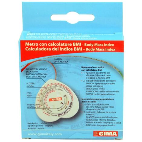 ASATechmed Metro A Nastro 150 Cm Retrattile Per BMI E Perdita Di Peso - Strumento Misura