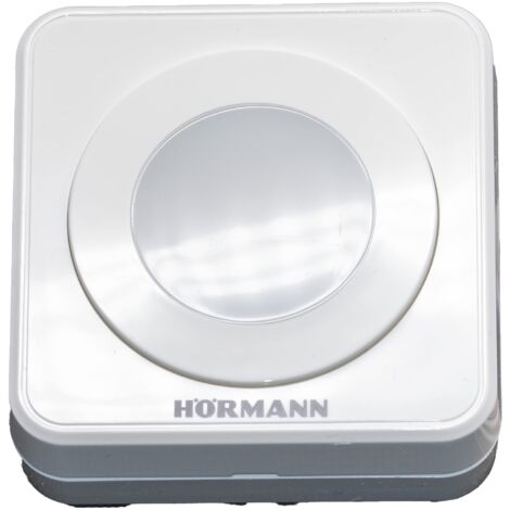 Hörmann 4511646 Pulsante / pulsante interno IT1b-1  coperto, grande pulsante illuminato, comoda apertura del cancello