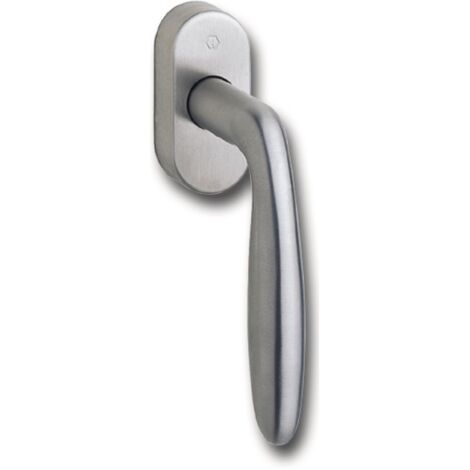 HOPPE, 1660393, Finestra Maniglia Verona, piazza 7 x 35 mm, anodizzato color argento