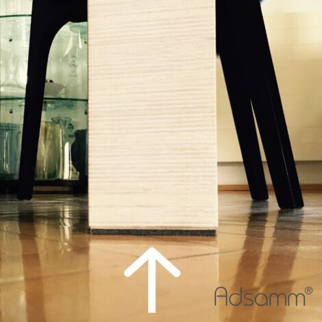 Feltrini Autoadesivi Per Mobili - 20 Pezzi Nero, 20x40 Mm, Spessore 3.5 Mm, Protezione Antigraffio - Foto 11