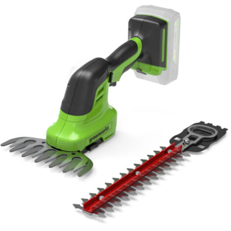 Cesoie per prato e cespugli 2-in-1 24V GREENWORKS - Senza batteria o caricatore - G24SHT
