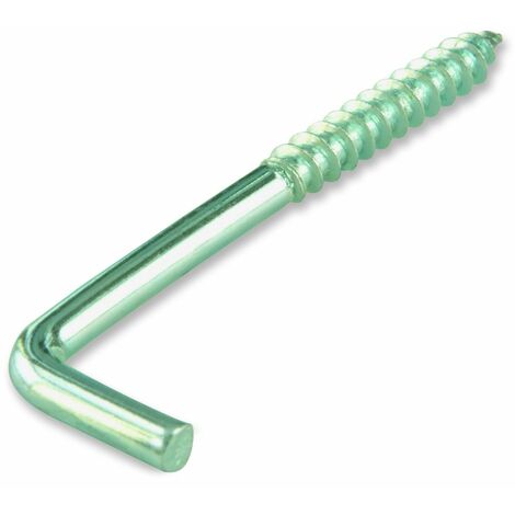 Suki 6175026 - Gancio a vite, con filettatura dritta zincato, per legno, dimensioni: 40 x 3 mm, 25 pz.