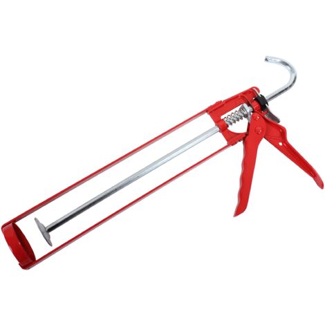 ProDec Pistola per calafataggio a scheletro extra forte per l'applicazione di sigillanti, siliconi e adesivi in cartuccia da 400 ml e 310 ml - Applicatore professionale per impieghi gravosi