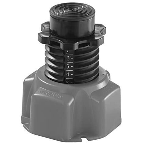 Wirquin 30719799 - Piedini di supporto per piatto doccia, 4 pz, colore: Nero