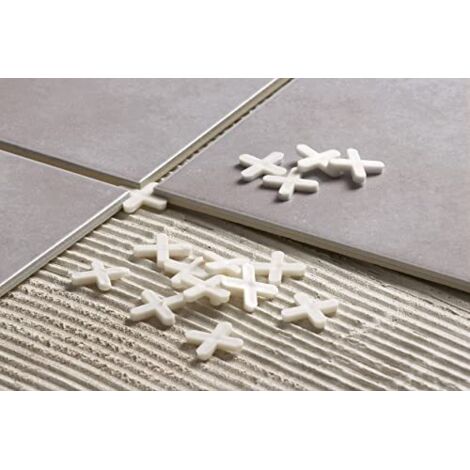 Distanziatori Per Piastrelle Meister - 700 Pezzi Da 1mm, Riutilizzabili, In Polipropilene Bianco - Foto 8