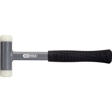 KS Tools 140.5274 Mazzuola, Antirimbalzo, con Manico Tubolare in Acciaio Indeformabile