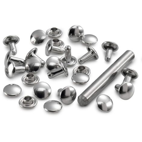 Set Da 500 Rivetti Tubolari In Alluminio 4x10 Mm – Con Gambo In Acciaio Zincato, Ideali Per Fai Da Te E Riparazioni