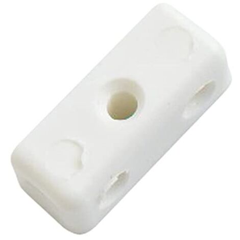 Bulk Hardware BH03653 Blocchetto di Unione per Pannelli Paravista in Legno, Bianco, Set di 20