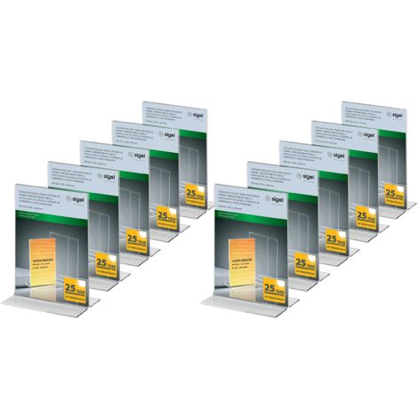 Espositore Da Tavolo SIGEL TA254 In Acrilico E Legno Di Rovere - Portamenù Elegante Per Ristoranti E Negozi, Formato A5 - Foto 11